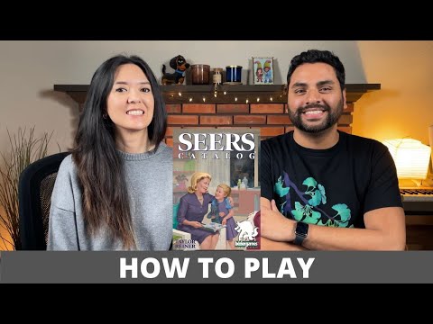 Seers Catalog 8 minute how to play video explaining the almost-shedding card game, artifact cards and scoring rules