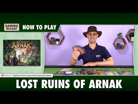 Lost Ruins of Arnak how to play video for the cooperative strategy board game