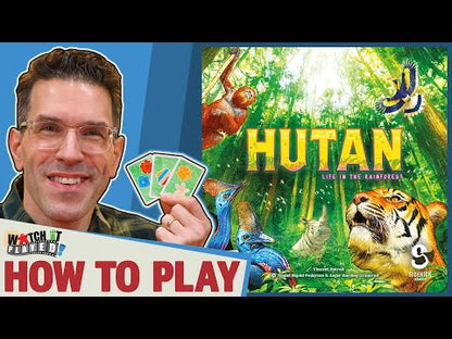 HUTAN Life in the Rainforest how to play video explaining flower planting, tree growing and animal habitat gameplay