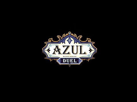 Azul Duel 2 player strategy board game trailer showing tile drafting gameplay and tactical ceiling building