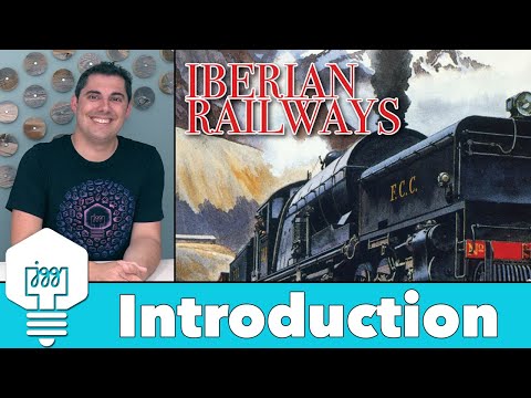 Iberian Railways board game introduction video explaining railway building, loans, income growth and train route strategy across Spain and Portugal.