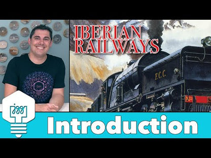Iberian Railways board game introduction video explaining railway building, loans, income growth and train route strategy across Spain and Portugal.