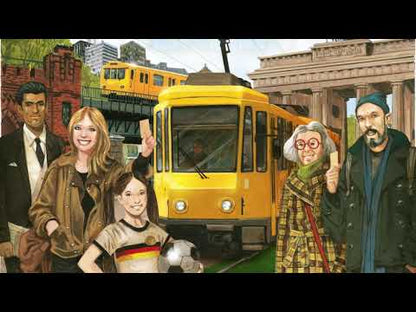 How to play Ticket to Ride Berlin video showing setup streetcar routes subway routes destination tickets and scoring