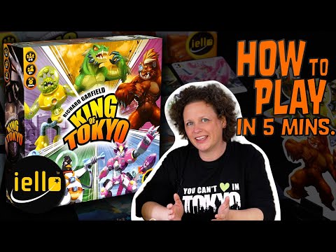 King of Tokyo how to play video explaining the 2016 Edition monster dice battle game for 2 to 6 players