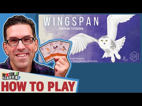 Wingspan European Expansion how to play video explaining teal end-of-round powers, new European bird cards and extra scoring goals