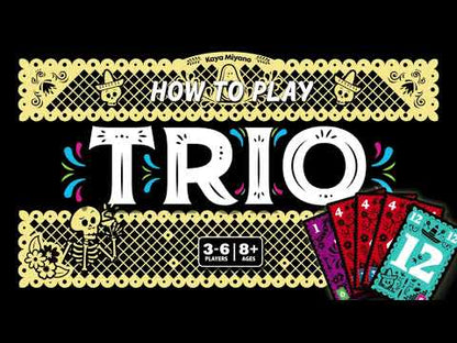 Trio card game how to play video for fast family memory matching fun