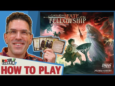 How to play The Lord of the Rings Fate of the Fellowship cooperative strategy board game