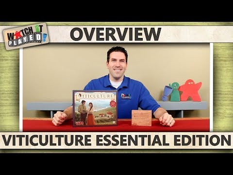 Viticulture Essential Edition overview video explaining the Tuscan winery worker-placement board game and how the essential game plays