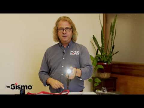 How to use the I’m Gismo flashlight connectable with front and rear light and blinking modes