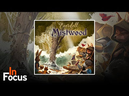 In Focus video overview of the Everdell Mistwood Expansion, highlighting Nightweave, solo and two-player challenge play, and the expansion’s modular content