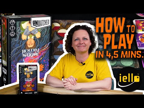 How to play Unmatched Robin Hood vs Bigfoot board game video for learning the tactical duel rules