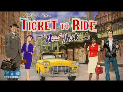 How to play Ticket to Ride New York board game video guide