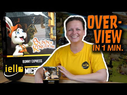 Bunny Kingdom Bunny Express Micro Expansion how to play video explaining the railroad and station scoring rules