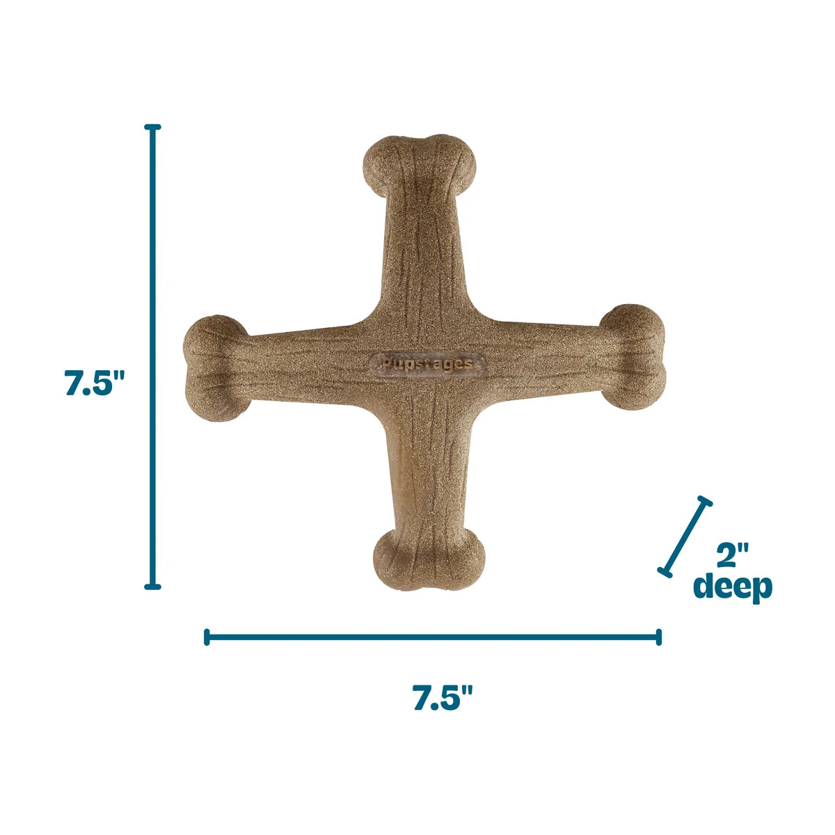 Pupstages Dogwood Jack Large dimensions 19.1 by 19.1 by 5.1 cm