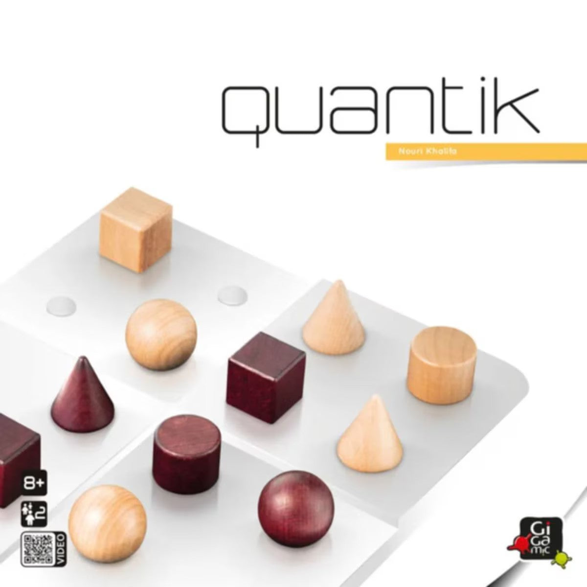Quantik modern classic abstract strategy board game cover