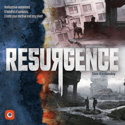 Resurgence post-apocalyptic strategy board game cover art