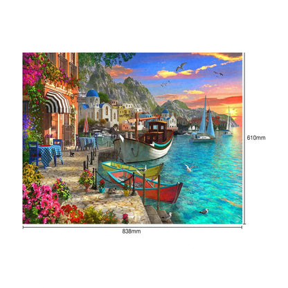 RGS Aqua Marine puzzle finished size 838 x 610 mm dimensions guide