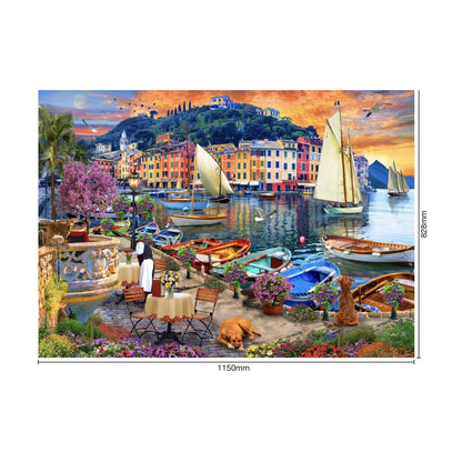 RGS Evening in Portofino 3000pc puzzle dimensions 1150 x 820mm finished size