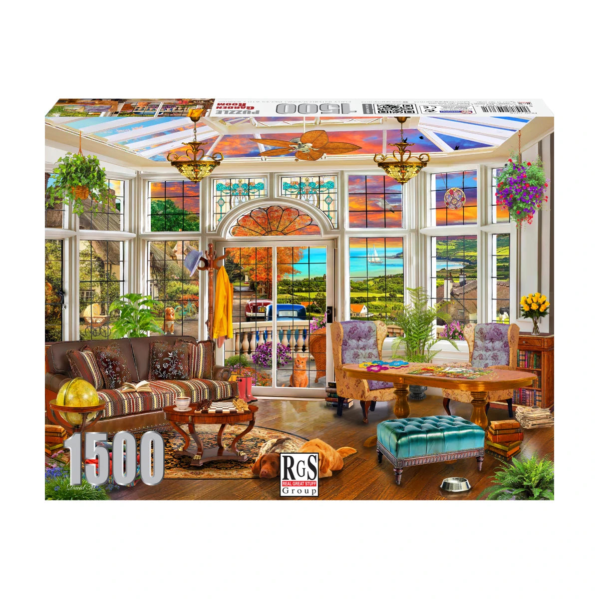 RGS Garden Room 1500pc jigsaw puzzle box front