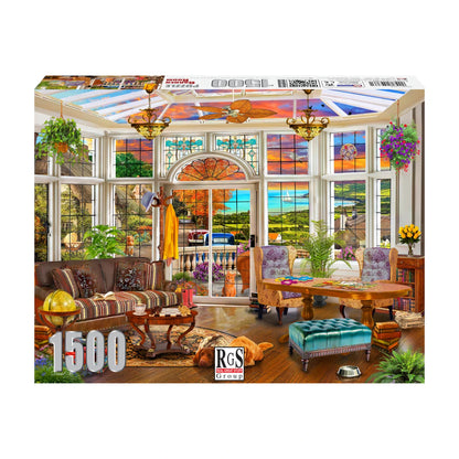 RGS Garden Room 1500pc jigsaw puzzle box front