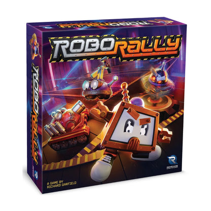 Robo Rally 2023 Edition strategy board game front box