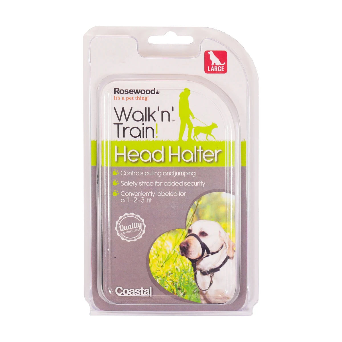 Rosewood Coastal Walk 'n Train Dog Head Halter Large packaging