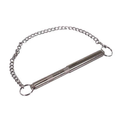Rosewood Deluxe Silent Dog Training Whistle with chain attachment