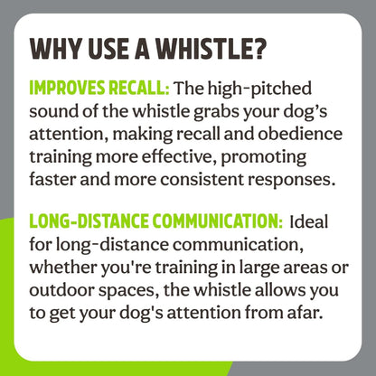 Rosewood dog training whistle benefits for recall and long-distance communication