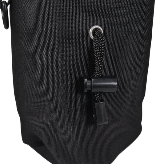 Rosewood Dog Treat Bag in black with drawstring closure and belt attachment loop