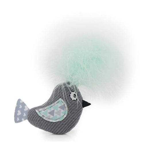 Rosewood Jolly Moggy Catnip Tune Chaser Bird motion activated catnip bird toy standing upright