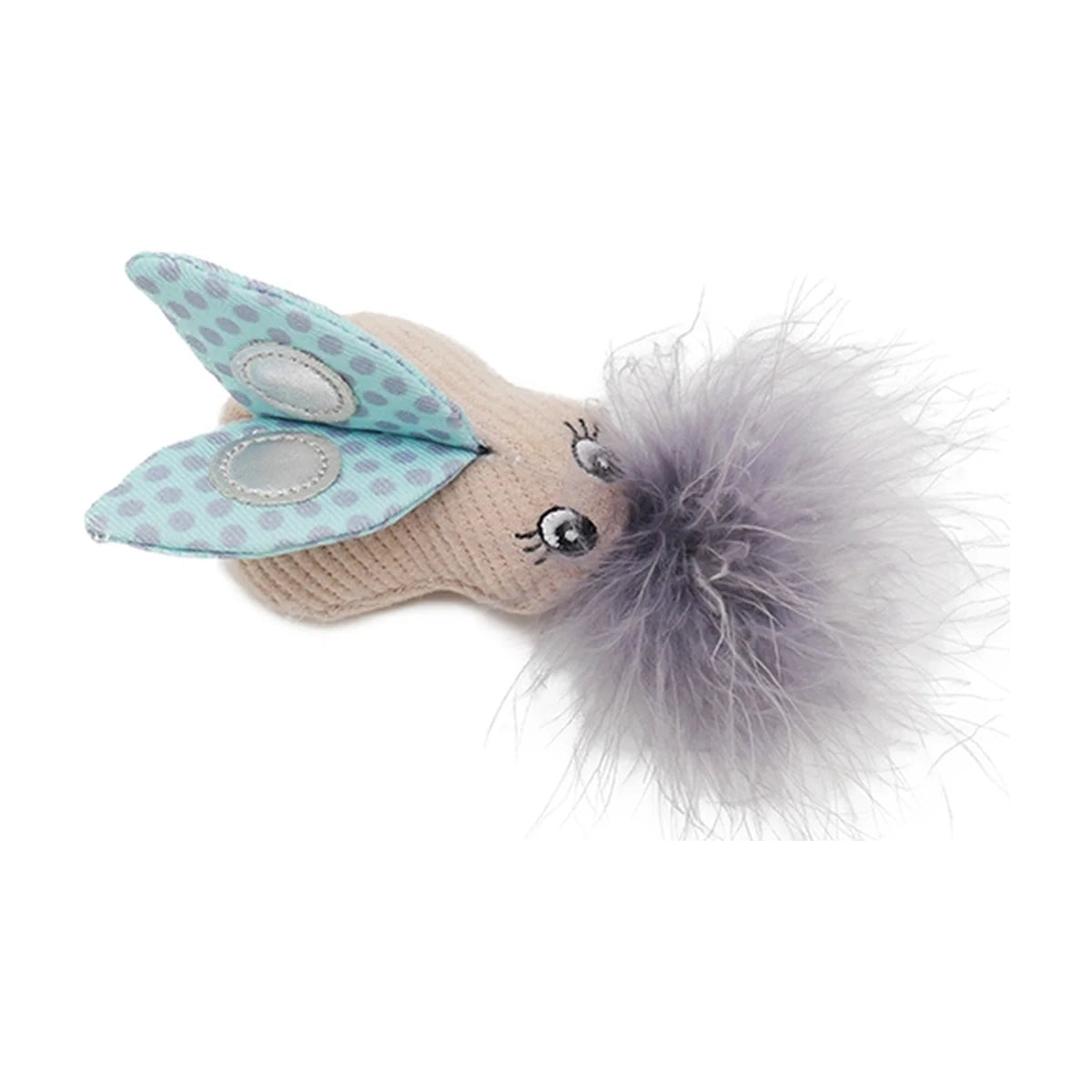 Rosewood Jolly Moggy Catnip Tune Chaser Ladybird cat toy side view with wing detail