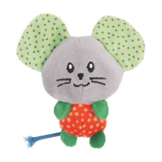 Rosewood Little Nippers Mighty Mouse catnip cat toy front view
