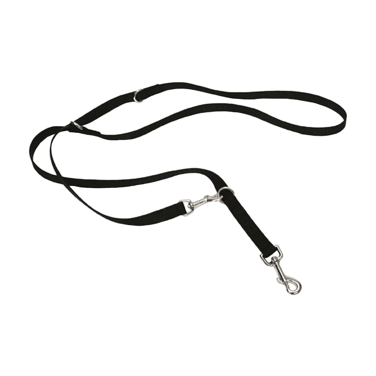Rosewood Multi-Function Nylon Dog Lead in black