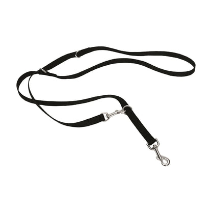 Rosewood Multi-Function Nylon Dog Lead in black