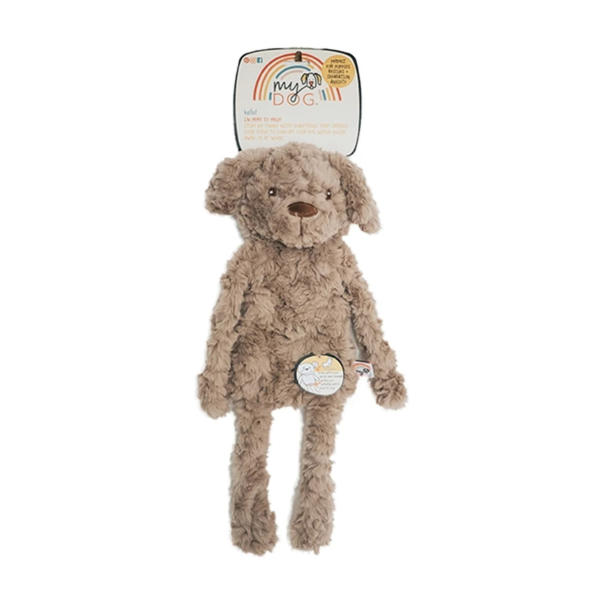 Rosewood My Dog Dog plush comfort toy with soft stuffing-free body and scent pouch
