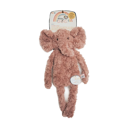 Rosewood My Dog Elephant 40cm plush dog toy with product tag