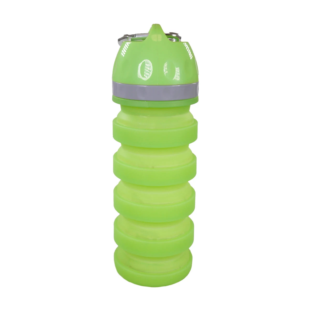 Rosewood Portable Collapsible Travel Bottle fully expanded to 21 cm high