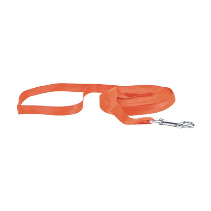 Rosewood 7.6 m orange recall dog training lead