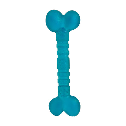 Blue Rosewood BioSafe Puppy Bone 12cm close-up showing mint-scented dental chew toy for puppies and small dogs