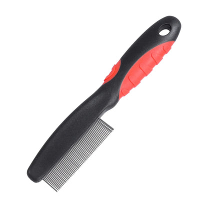 Rosewood Soft Protection flea comb for dogs and cats with ergonomic hand grip