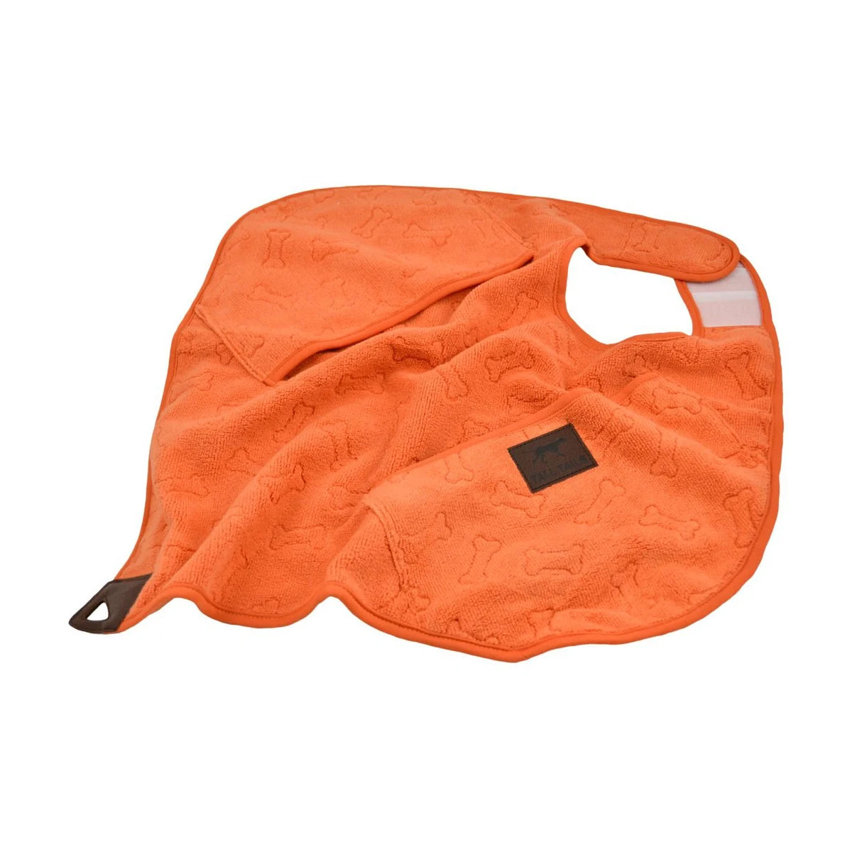 Rosewood Tall Tails Cape Pocket Towel for small dogs with velcro neck closure and drying pockets