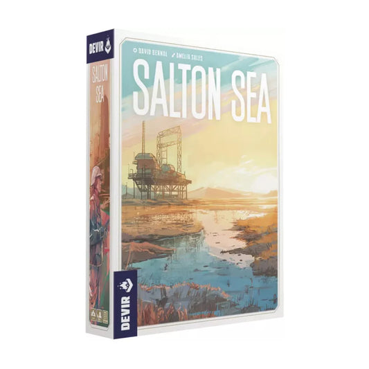 Salton Sea board game box front by Devir