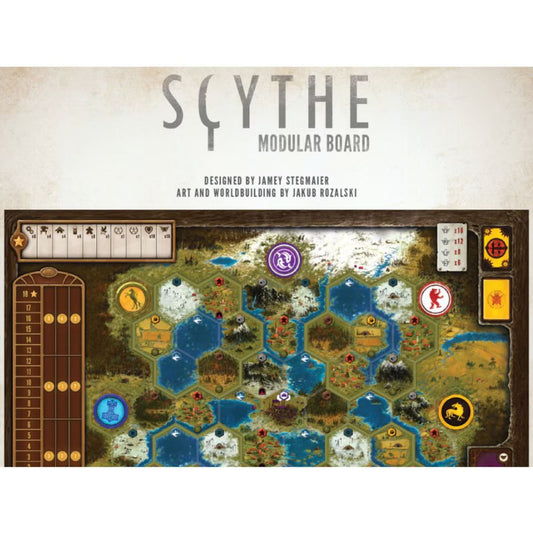 Scythe Modular Board expansion showing the variable modular map for Scythe