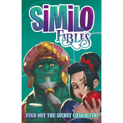 Similo Fables front cover artwork showing fairy-tale characters for the cooperative deduction card game