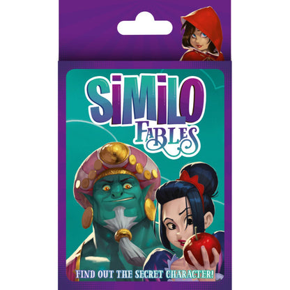 Similo Fables card game hanging pack front with colourful fable character artwork