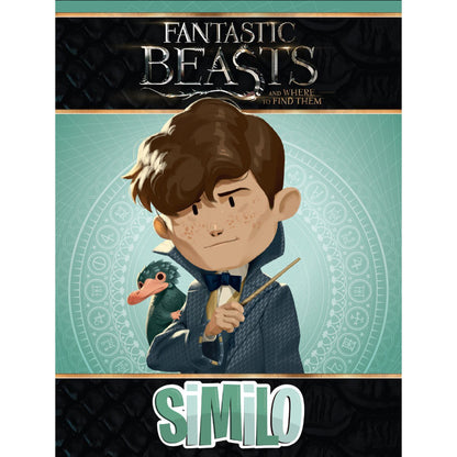 Similo Fantastic Beasts and Where to Find Them card game pack front with Wizarding World artwork