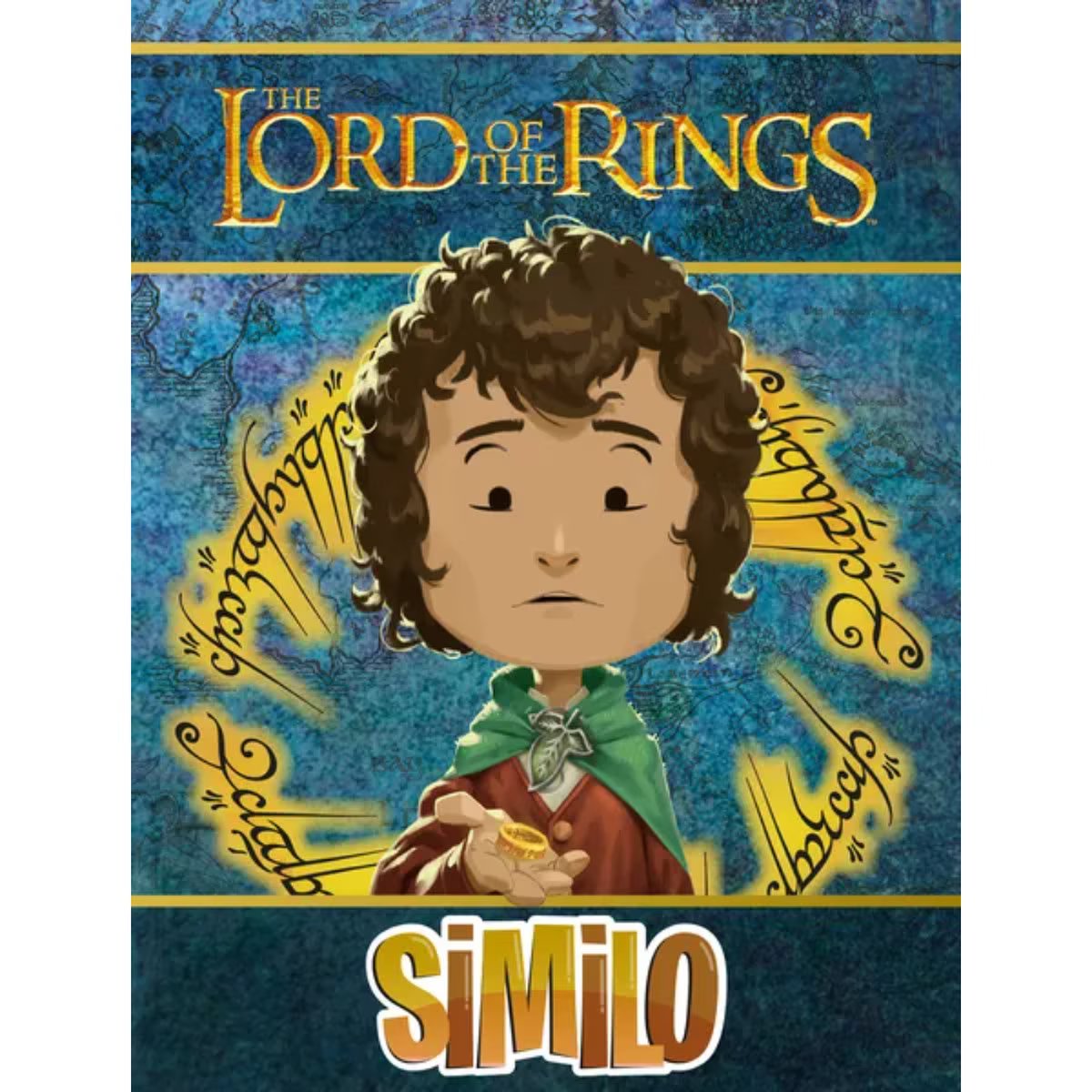 Similo The Lord of the Rings front cover artwork showing Frodo and the One Ring design