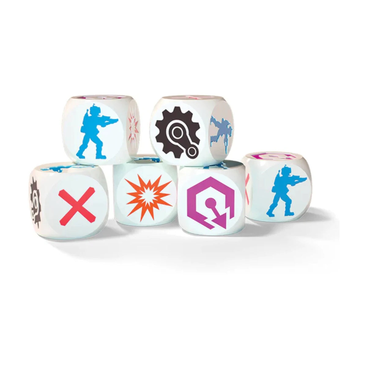 Star Wars Battle of Hoth custom attack dice with Rebel Empire and battle symbols