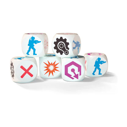 Star Wars Battle of Hoth custom attack dice with Rebel Empire and battle symbols