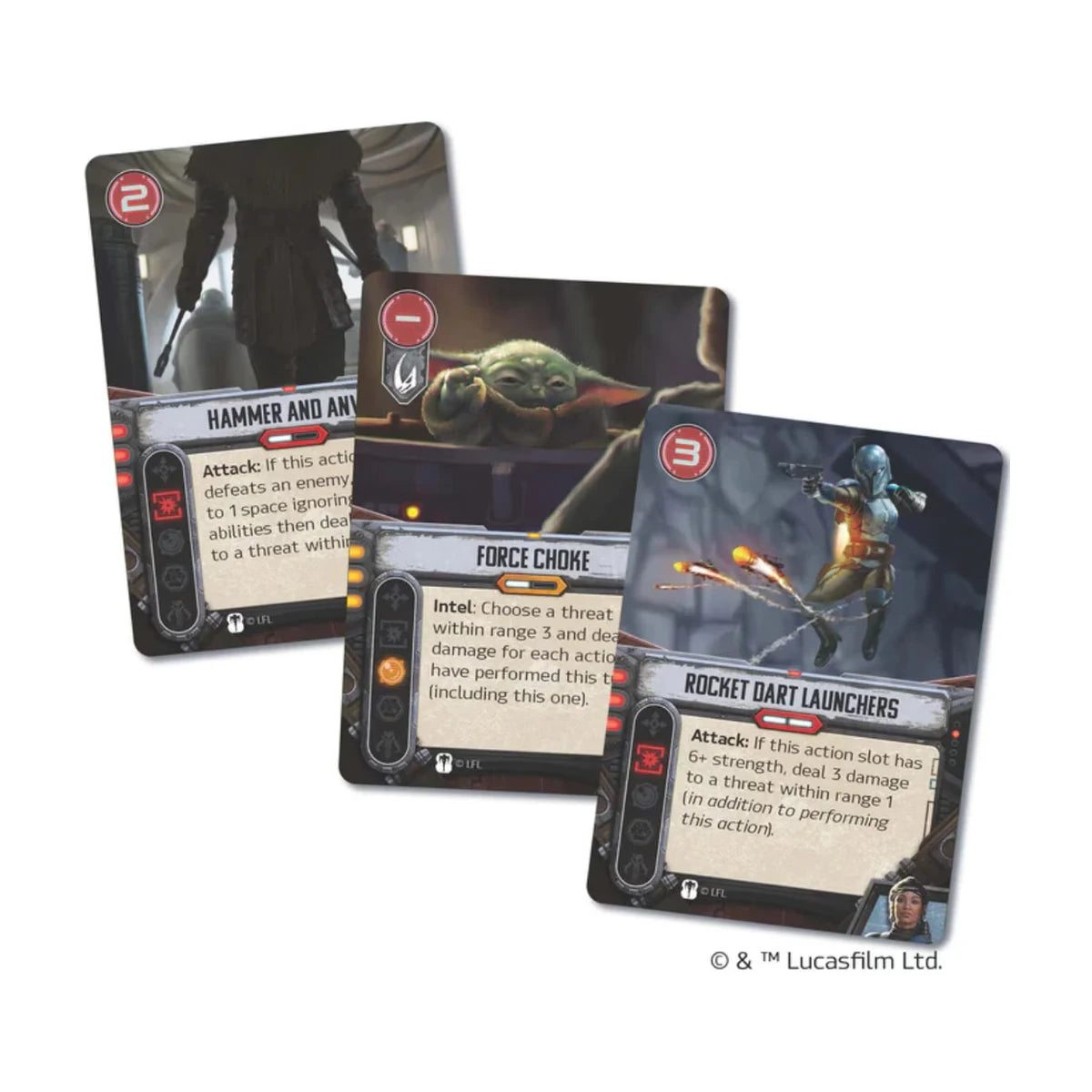 Star Wars The Mandalorian Adventures Sworn to the Creed skill cards